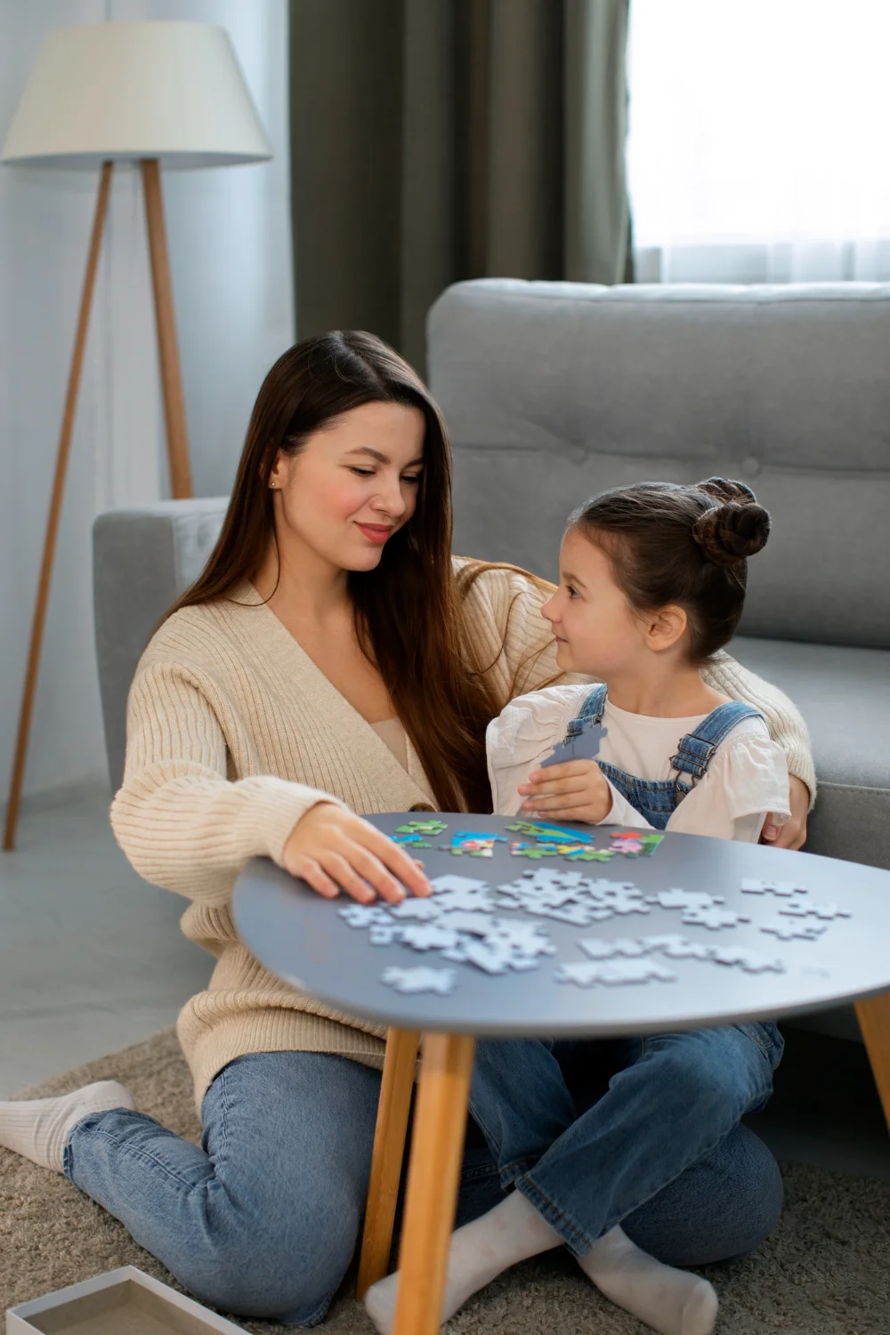 Image of a teacher with his students